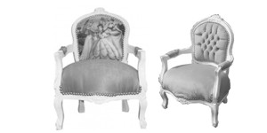 Baroque enfants accoudoirs Chaises