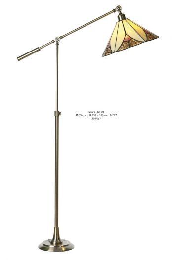 Lampadaire Casa Padrino Tiffany - sol en mosaïque de verre lampe lampadaire lampe Mod SL1