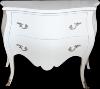 Casa Padrino commode baroque 100 cm blanc brillant