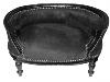 Baroque chiens et chats Canapé Noir / Noir Dog Bed & Cat Bed