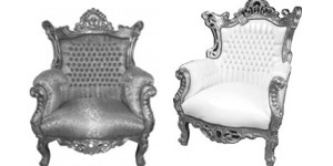 Fauteuils Baroque Modèle Al Capone