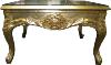 Casa Padrino table basse baroque Or 80 x 80 cm - table basse - Meubles baroque