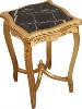 Table Casa Padrino baroque avec dessus en marbre Gold Square Mod W20 60 x 42 cm - Antique style