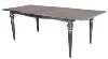 Casa Padrino table à manger baroque Argent Anthracite télescopique 180-230 cm - Table